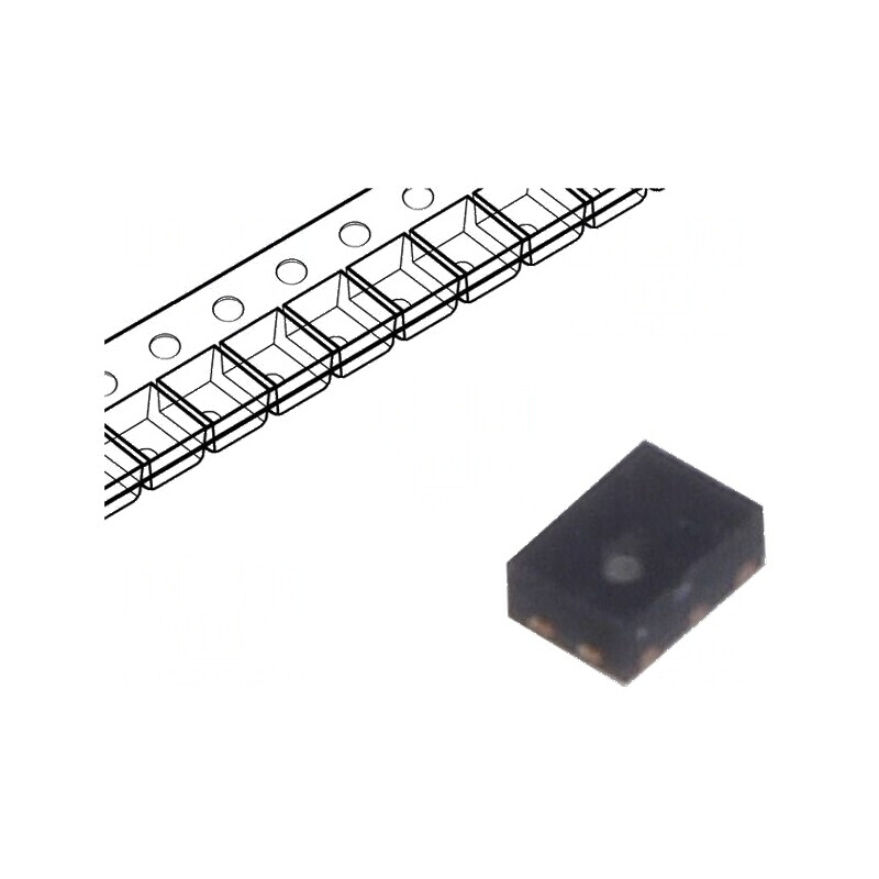 Diodă TVS 6,1V 3A 30W MicroQFN ESD | Electronic-mag.ro | Componente Electronice