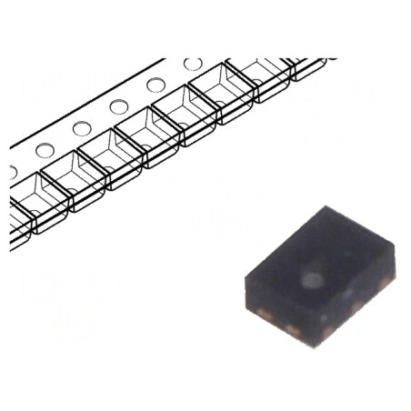 Diodă TVS 6,1V 3A 30W MicroQFN ESD | Electronic-mag.ro | Componente Electronice