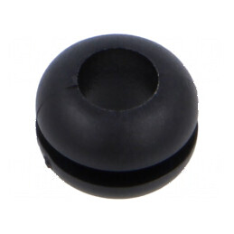 Manşon PVC Øorif 6,4mm Øorif 4,8mm negru 0÷80°C | Electronic-mag.ro | Componente Electronice