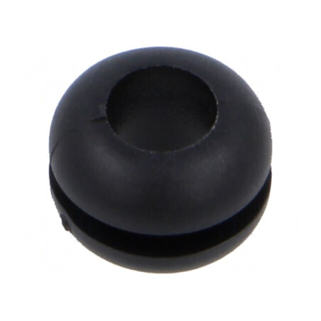 Manşon PVC Øorif 6,4mm Øorif 4,8mm negru 0÷80°C | Electronic-mag.ro | Componente Electronice