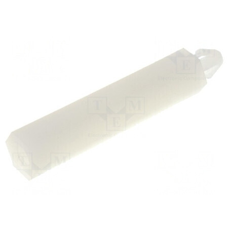 Distanţier PCB poliamidă 26mm naturală, cheie 5,5mm | Electronic-mag.ro | Componente Electronice