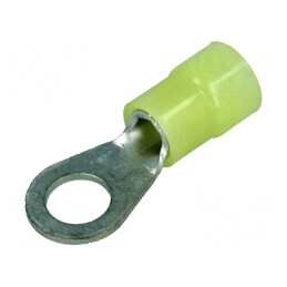 Vârf inelar M6 6,5mm pentru cablu izolat 2,5-6mm2 | Electronic-mag.ro | Componente Electronice