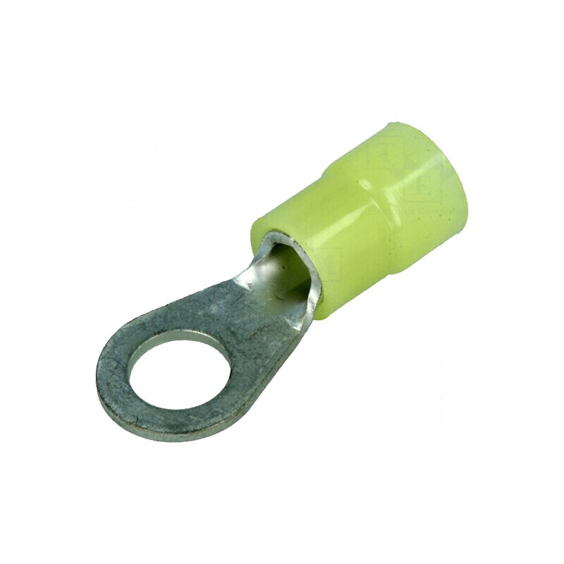 Vârf inelar M6 6,5mm pentru cablu izolat 2,5-6mm2 | Electronic-mag.ro | Componente Electronice