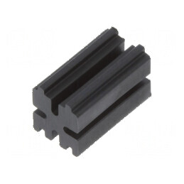 Bucșă de distanțare LED 3mm x 9mm neagră UL94V-0 | Electronic-mag.ro | Componente Electronice