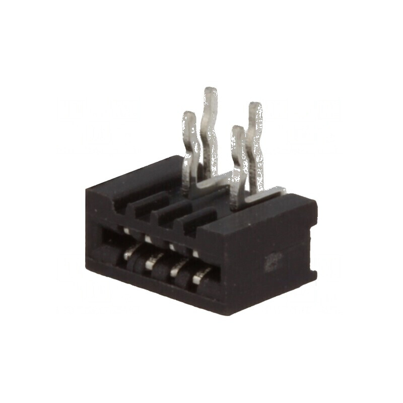 Conector FFC/FPC unghi 90° 4 PIN Non-ZIF THT cositorit | Electronic-mag.ro | Componente Electronice Conector FFC/FPC unghi 90° 4 PIN Non-ZIF THT cositorit | Electronic-mag.ro | Componente Electronice