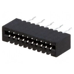 Conector FFC/FPC drept 10 pini Non-ZIF THT cositorit 20mΩ | Electronic-mag.ro | Componente Electronice