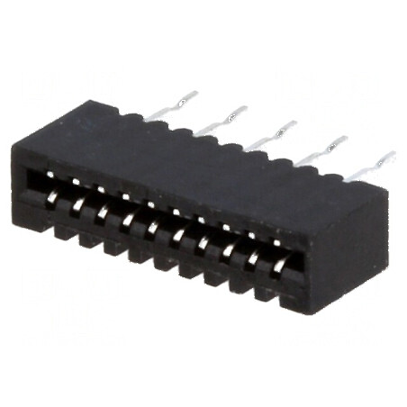 Conector FFC/FPC drept 10 pini Non-ZIF THT cositorit 20mΩ | Electronic-mag.ro | Componente Electronice