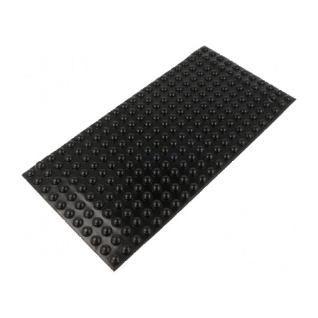 Picioruş autoadeziv negru Ø 11,2mm H 5,1mm poliuretan | Electronic-mag.ro | Componente Electronice