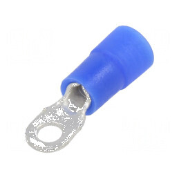 Vârf inelar M3 Ø 3,2mm pentru cablu izolată 1,5÷2,5mm² crimpat | Electronic-mag.ro | Componente Electronice