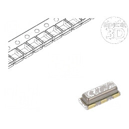 Rezonator ceramic SMD 16MHz 3,2x1,3x0,9mm ±0,5% -40÷85°C | Electronic-mag.ro | Componente Electronice