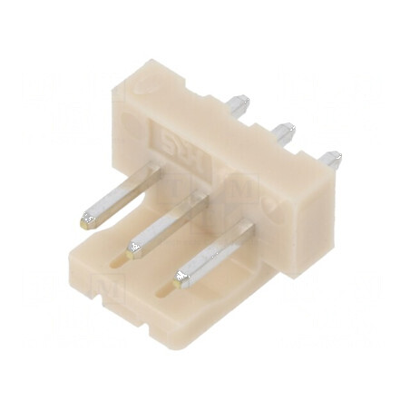 Conector cablu-placă soclu tată DF1 2,5mm 3 PIN THT 250V 3A | Electronic-mag.ro | Componente Electronice