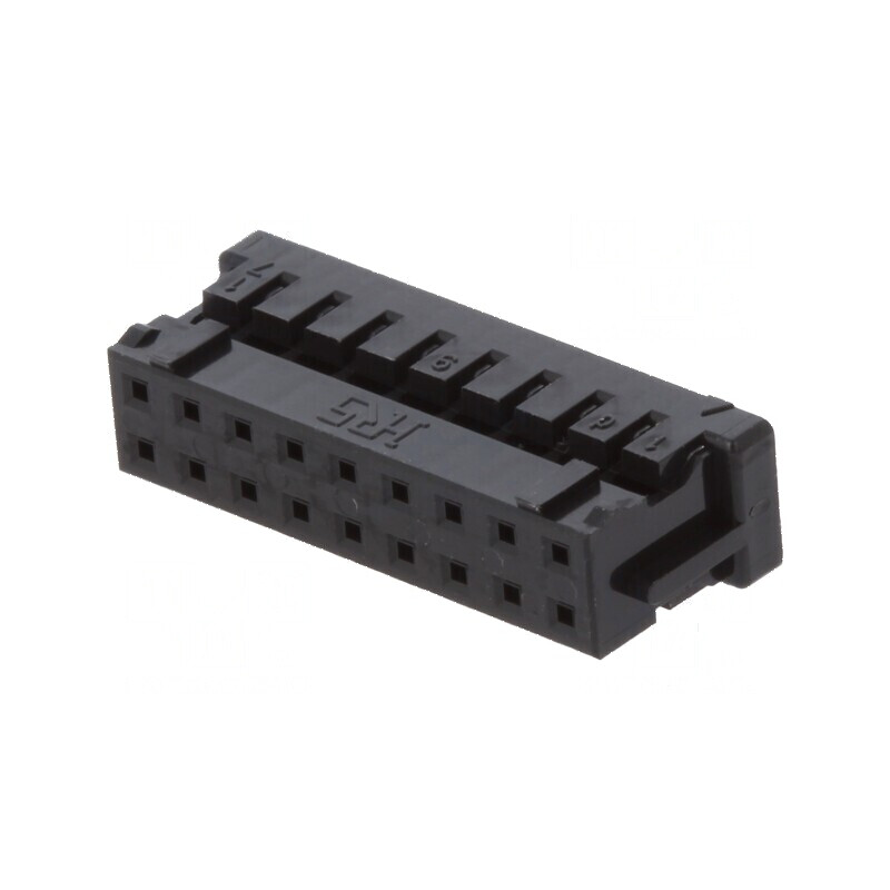Conector cablu-cablu/PCB mufă mamă 18 PIN DF11 Pas 2mm drept | Electronic-mag.ro | Componente Electronice