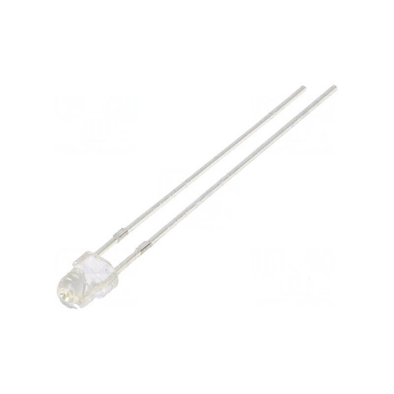LED 3mm Albastru 500mcd 100° Convex | Electronic-mag.ro | Componente Electronice