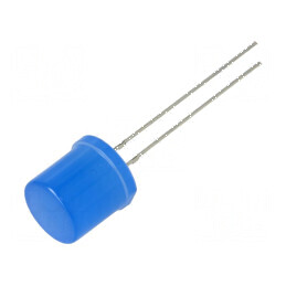 LED albastru 9,7mm 330-500mcd 180° plat | Electronic-mag.ro | Componente Electronice