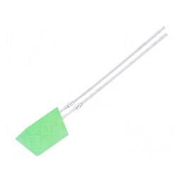 LED verde 750-1120mcd 140° plat 5,35x5,35x7mm | Electronic-mag.ro | Componente Electronice