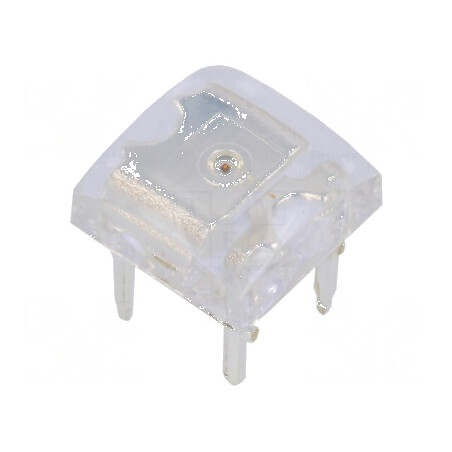 LED Super Flux portocalie 7,62x7,62mm 750-1200mcd 140° 50mA | Electronic-mag.ro | Componente Electronice