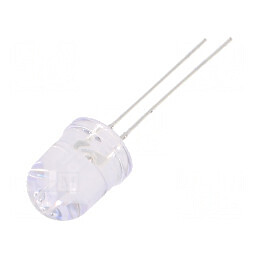 LED 10mm galben 1120÷1560mcd 30° convex | Electronic-mag.ro | Componente Electronice