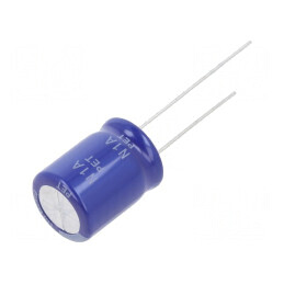 Condensator electrolitic THT 220uF 63V 12,5x16mm ±20% | Electronic-mag.ro | Componente Electronice