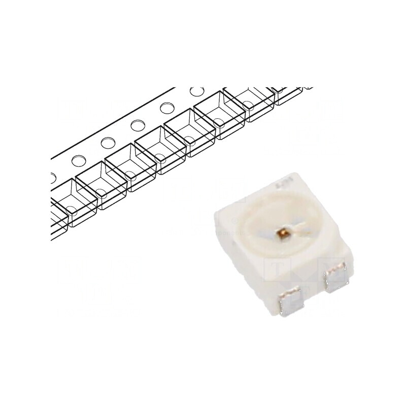 LED SMD PLCC4 roșie 3,78-7,56lm 1120-2800mcd 3x3,4x2,1mm | Electronic-mag.ro | Componente Electronice LED SMD PLCC4 roșie 3,78-7,56lm 1120-2800mcd 3x3,4x2,1mm | Electronic-mag.ro | Componente Electronice