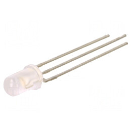 LED 5mm roșu/albastru 55° convex nr. term: 3 | Electronic-mag.ro | Componente Electronice