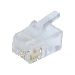 Conector RJ11 4p4c IDC, mufă crimpată | Electronic-mag.ro | Componente Electronice
