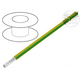 Cablu TLYc litat 0,124mm2 PVC verde-galben 150V 500m | Electronic-mag.ro | Componente Electronice