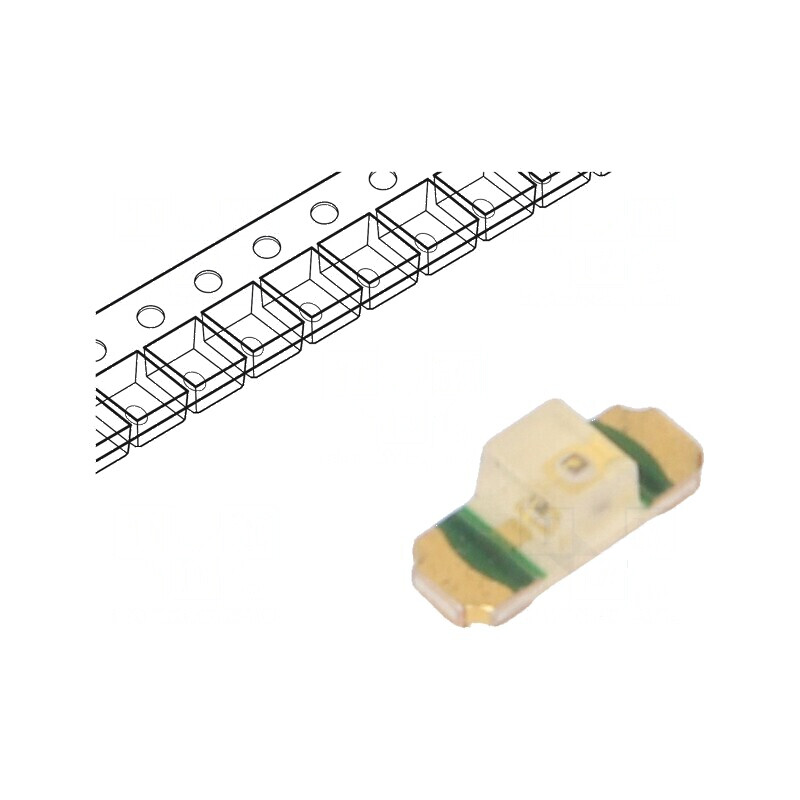LED SMD 1305 galben-verde 14÷40mcd 3,4x1,25x1,1mm 2,1V 20mA | Electronic-mag.ro | Componente Electronice