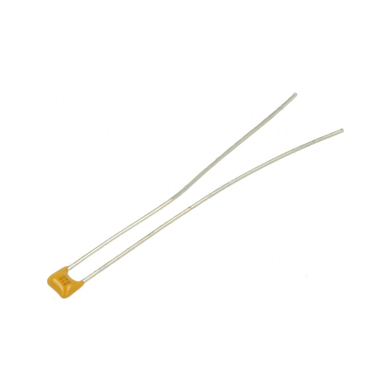 Condensator ceramic MLCC 10nF 100V X7R ±10% THT 2,54mm | Electronic-mag.ro | Componente Electronice