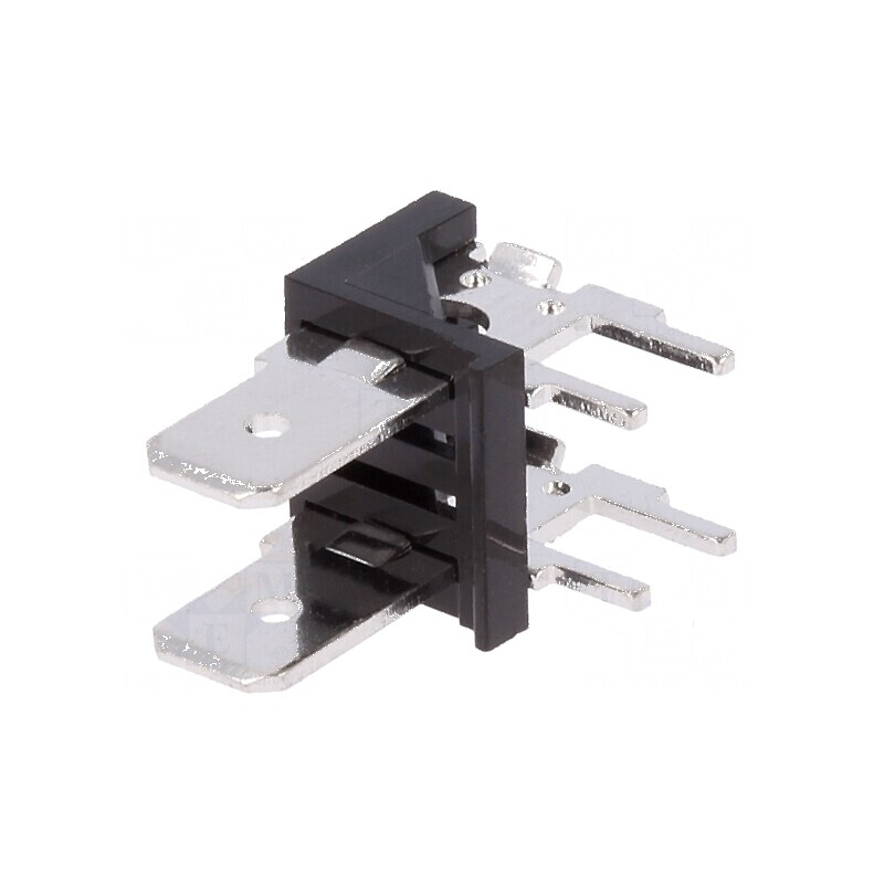 Conector spadă 6,3mm THT 250V unghi 90° 2 piste | Electronic-mag.ro | Componente Electronice Conector spadă 6,3mm THT 250V unghi 90° 2 piste | Electronic-mag.ro | Componente Electronice