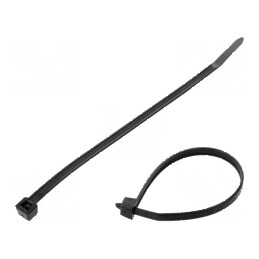 Colier de strângere poliamidă 150mm 4,6mm 170N negru | Electronic-mag.ro | Componente Electronice