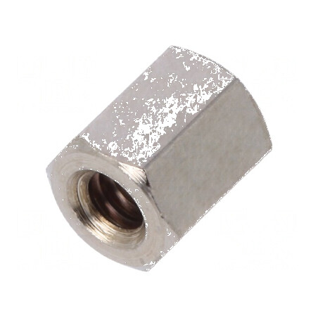Piuliță distanțieră filetată 6mm UNC4-40 din alamă | Electronic-mag.ro | Componente Electronice