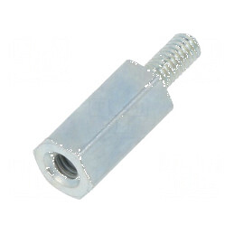 Piuliță distanțieră filetată 10mm M2,5 hexagonală | Electronic-mag.ro | Componente Electronice