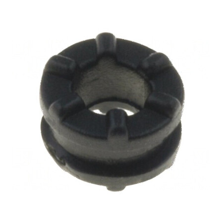 Manșon negru Øorif. 4,3mm pentru panou max. 1,5mm Øext. 5mm | Electronic-mag.ro | Componente Electronice
