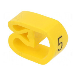 Markere Marcaj PVC galbenă 5 8÷16mm -30÷80°C | Electronic-mag.ro | Componente Electronice