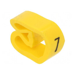 Markere de Marcaj PVC Galben 7-8÷16mm -30÷80°C prin Orificiu | Electronic-mag.ro | Componente Electronice
