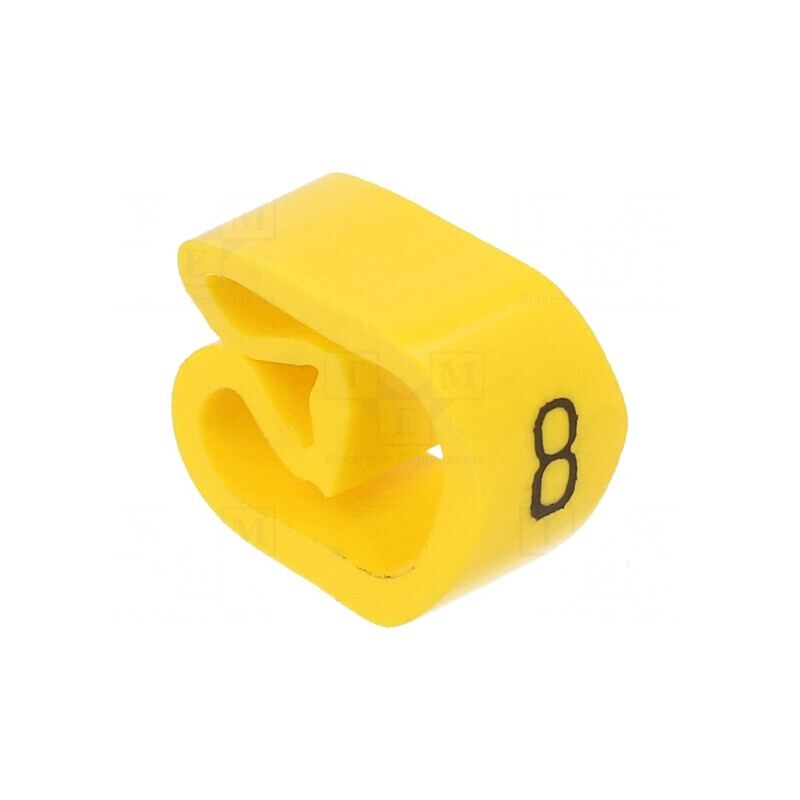Markere Marcaj PVC Galben 8mm -30÷80°C | Electronic-mag.ro | Componente Electronice Markere Marcaj PVC Galben 8mm -30÷80°C | Electronic-mag.ro | Componente Electronice