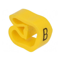 Markere de Marcaj B 8÷16mm PVC Galben -30÷80°C prin Orificiu | Electronic-mag.ro | Componente Electronice
