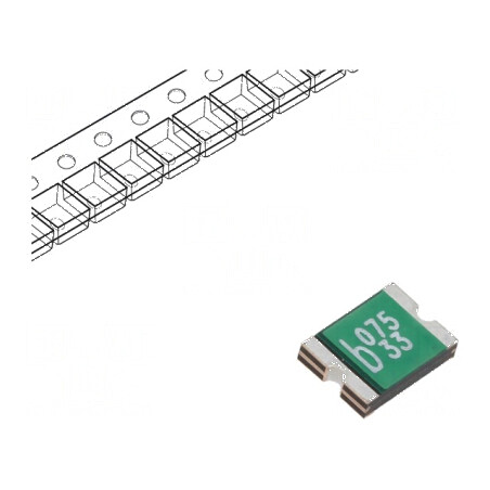 Siguranță polimerică PTC 750mA Imax 40A 0ZCG 1812 | Electronic-mag.ro | Componente Electronice