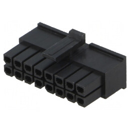 Conector cablu-placă mufă mamă Minitek Pwr 3.0 16 PIN 3mm | Electronic-mag.ro | Componente Electronice