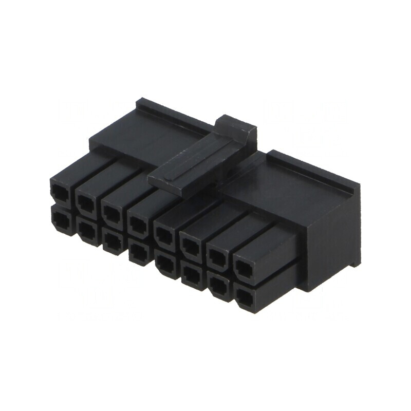 Conector cablu-placă mufă mamă Minitek Pwr 3.0 16 PIN 3mm | Electronic-mag.ro | Componente Electronice