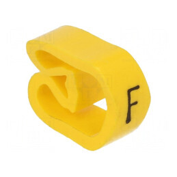 Markere Marcaj F 8-16mm PVC Galben -30 până la 80°C | Electronic-mag.ro | Componente Electronice