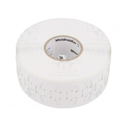 Etichetă poliester albă 5÷8mm -40÷150°C prin orificiu WM | Electronic-mag.ro | Componente Electronice