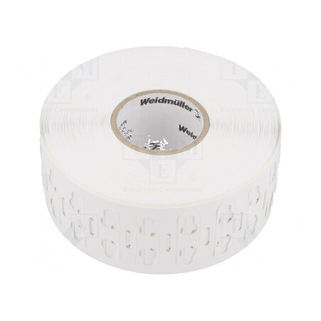 Etichetă poliester albă 5÷8mm -40÷150°C prin orificiu WM | Electronic-mag.ro | Componente Electronice