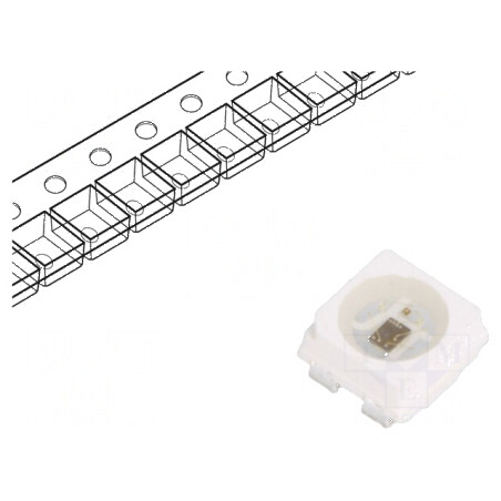 LED SMD 3535 PLCC4 RGB Programabil 3,5x3,5mm 3,5-5,3V | Electronic-mag.ro | Componente Electronice
