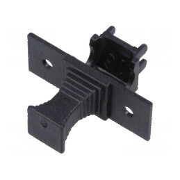 Mâner siguranţe cilindrice 5x20mm 6,3A Raster 22mm negru | Electronic-mag.ro | Componente Electronice