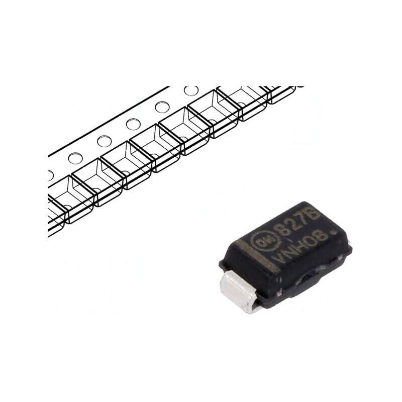 Diodă Zener 1,5W 12V SMD - O singură unitate | Electronic-mag.ro | Componente Electronice