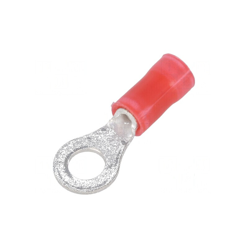 Vârf inelar M4 4,3mm crimpat pentru cablu izolat 0,3-1,4mm2 | Electronic-mag.ro | Componente Electronice