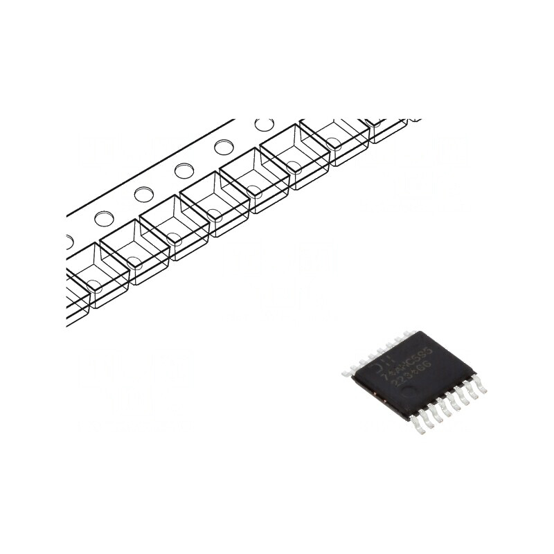 Cip digital IC 8 canale CMOS SMD TSSOP16 2÷5,5VDC -40÷150°C | Electronic-mag.ro | Componente Electronice