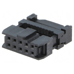 Conector IDC mufă mamă 10 pini cu presare cablu | Electronic-mag.ro | Componente Electronice