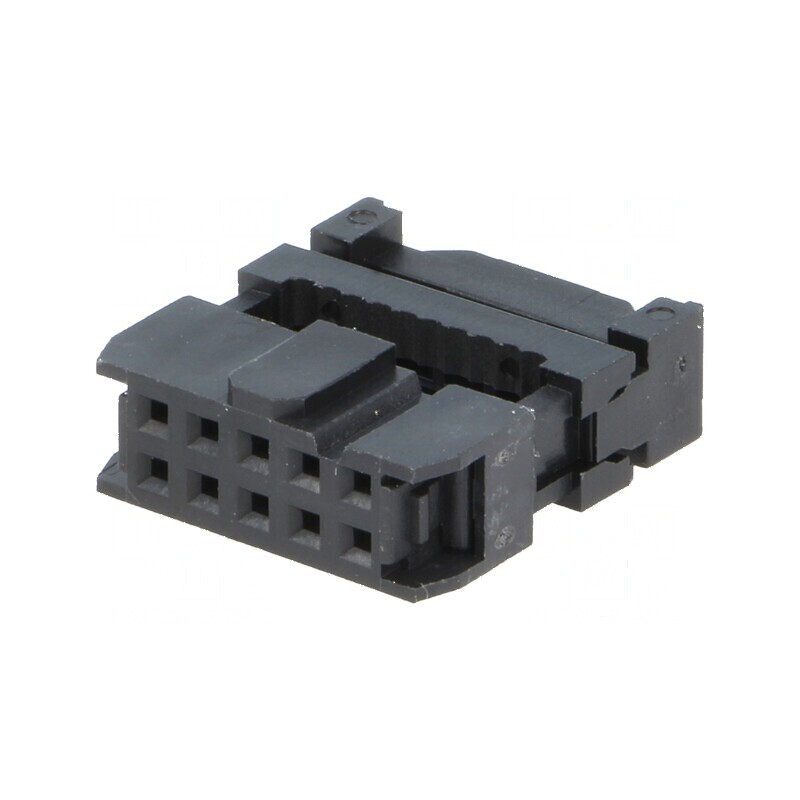 Conector IDC mufă mamă 10 pini cu presare cablu | Electronic-mag.ro | Componente Electronice